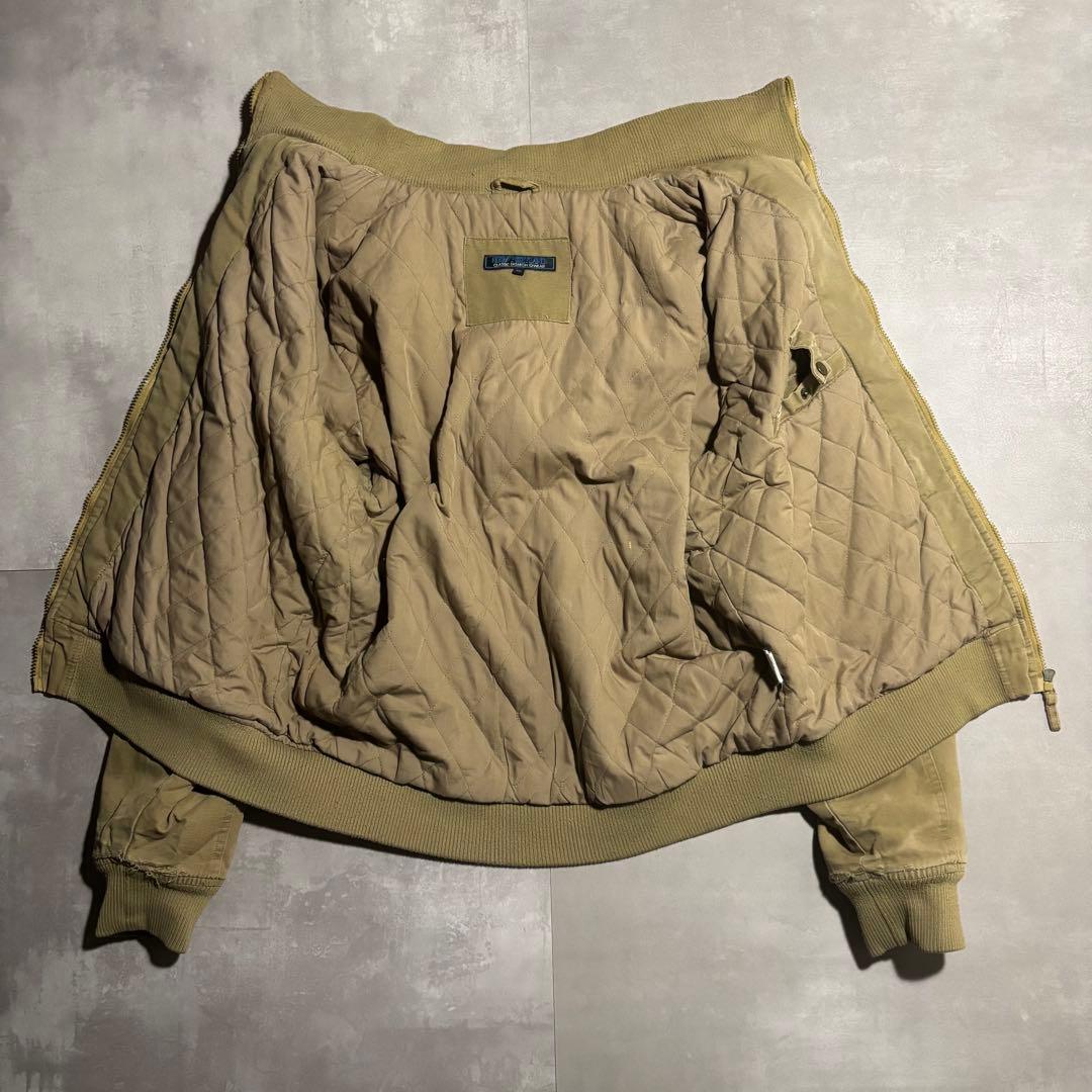 00s archive フライトジャケット　n2b 型　y2k ファー　キャメル