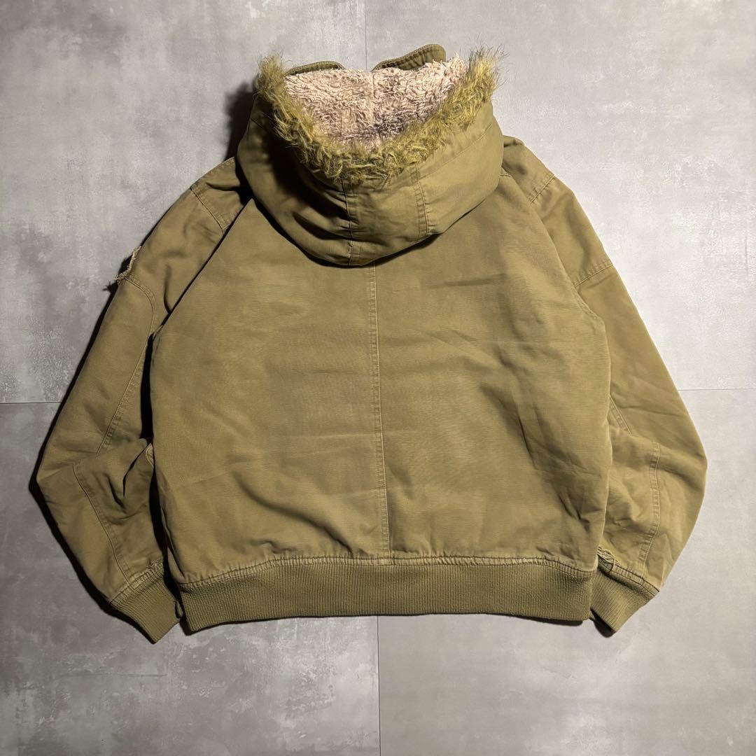 00s archive フライトジャケット　n2b 型　y2k ファー　キャメル