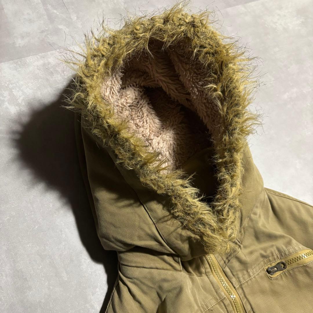 00s archive フライトジャケット　n2b 型　y2k ファー　キャメル