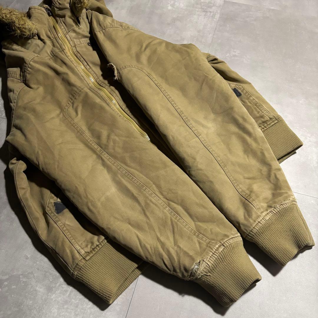 00s archive フライトジャケット　n2b 型　y2k ファー　キャメル