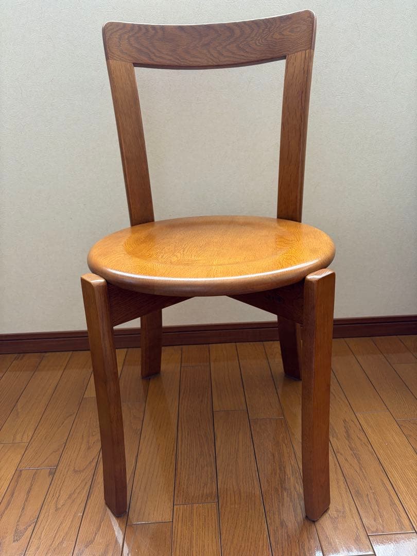 浜本工芸　ダイニングチェア 無垢材　スタッキング可