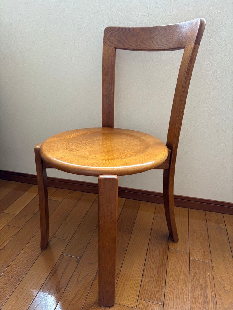 浜本工芸　ダイニングチェア 無垢材　スタッキング可