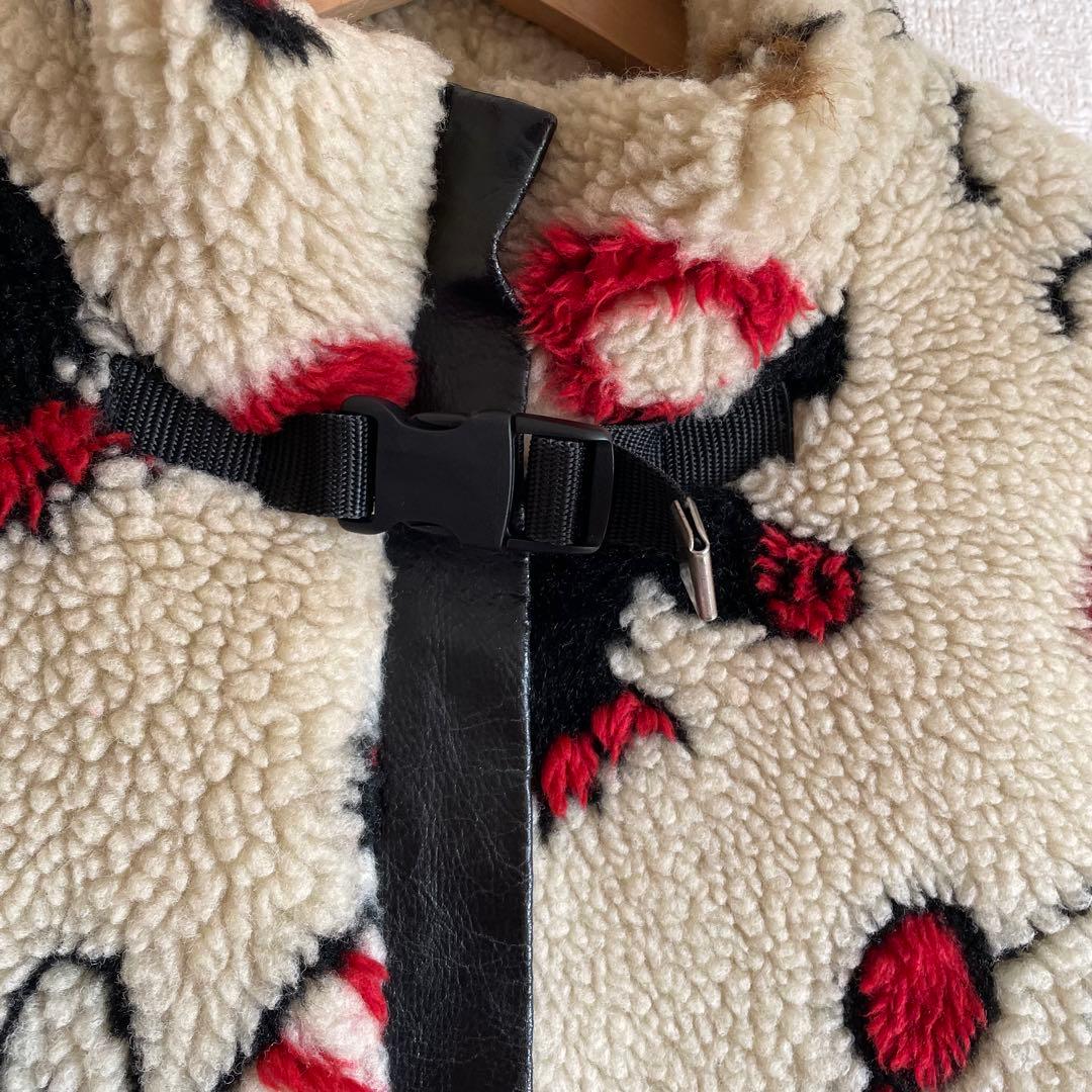 【OLLEBOREBLA/アルベロベロ】激レア！総柄ボアベスト ビンテージ