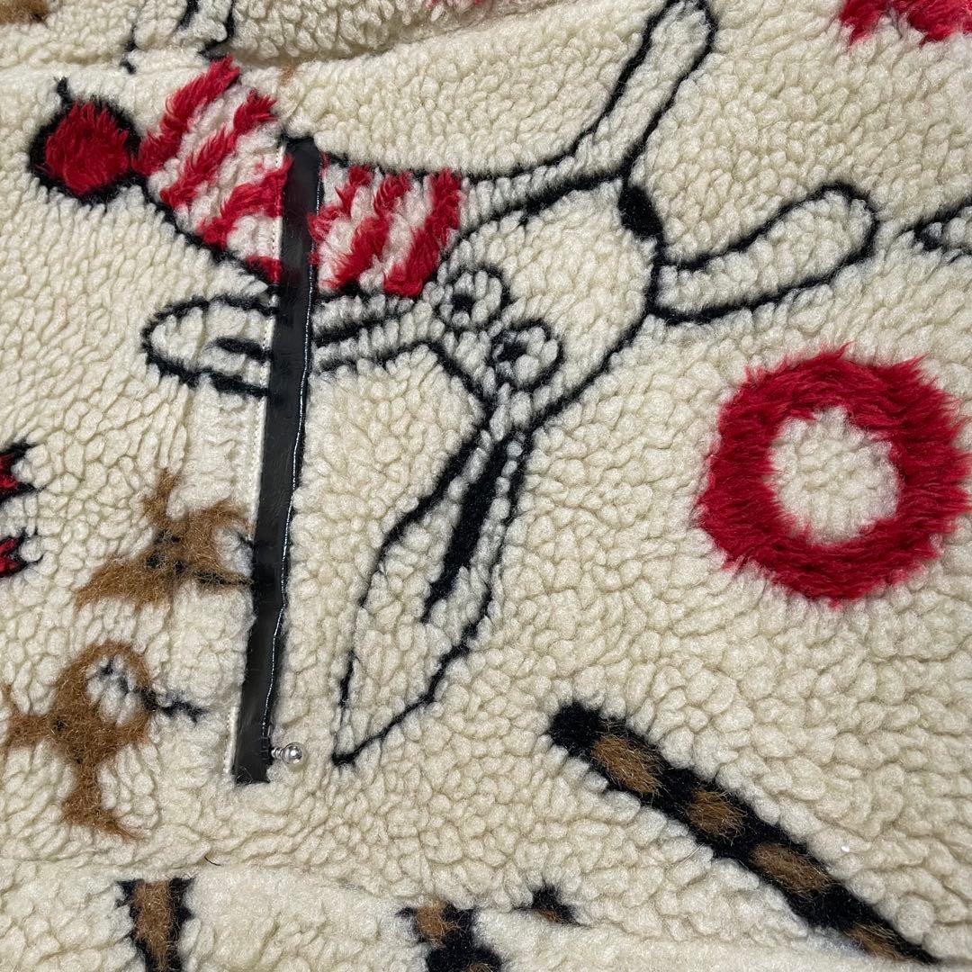 【OLLEBOREBLA/アルベロベロ】激レア！総柄ボアベスト ビンテージ