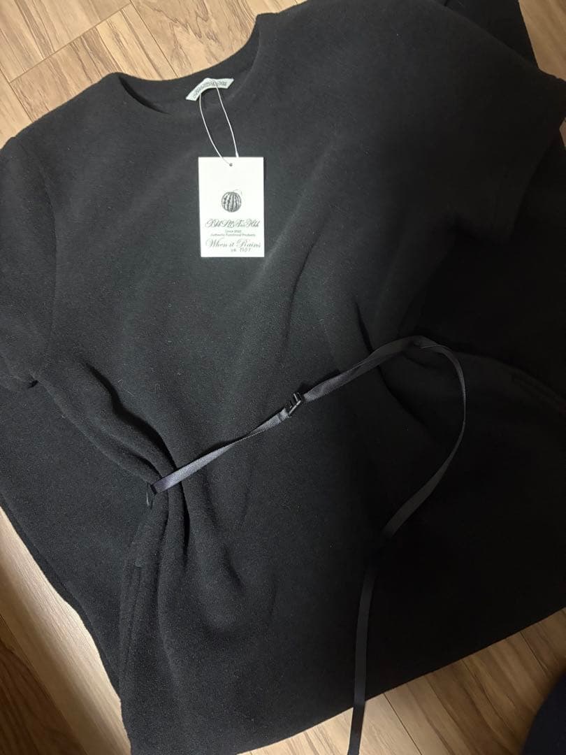 bbblllaaahhh フリースワンピース　サイズ1 ベルト付き 新品