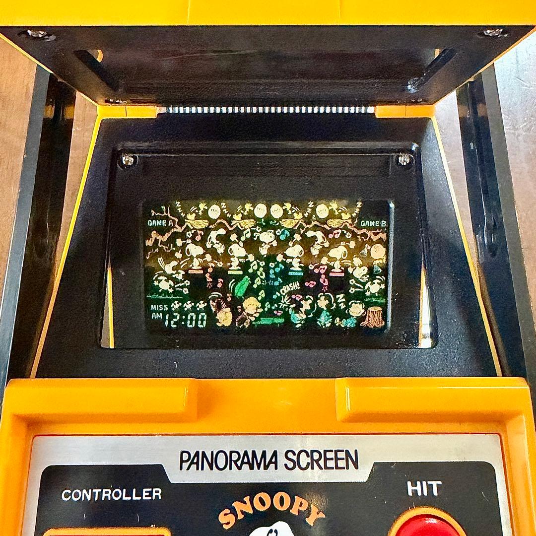 g*5様 美品動作品★任天堂 ゲームウォッチ パノラマスクリーン スヌーピー