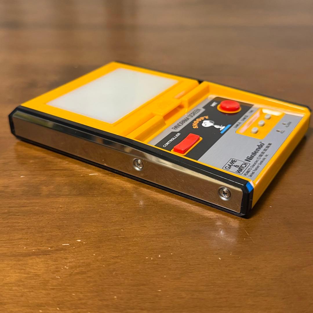 g*5様 美品動作品★任天堂 ゲームウォッチ パノラマスクリーン スヌーピー