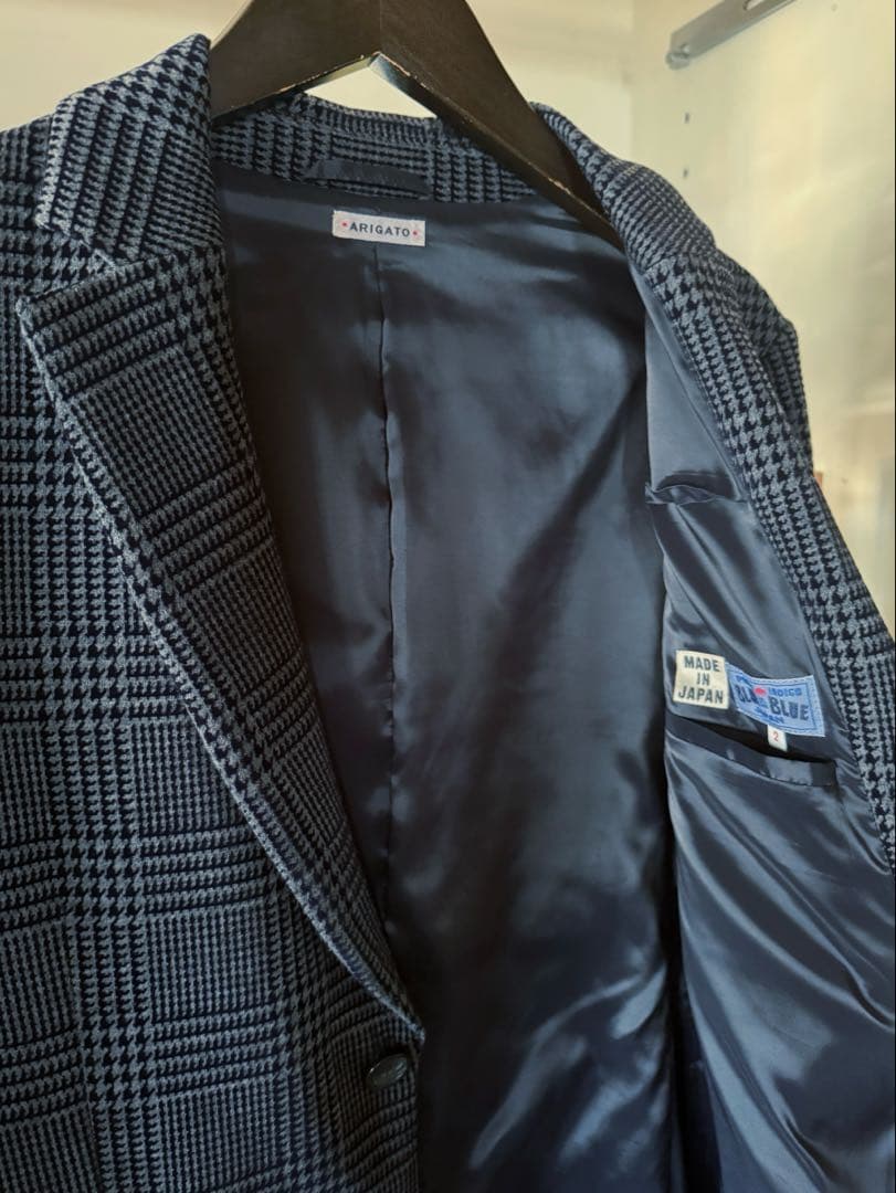 BLUE BLUE 聖林公司 / セットアップカジュアルスーツ チェック柄 美品