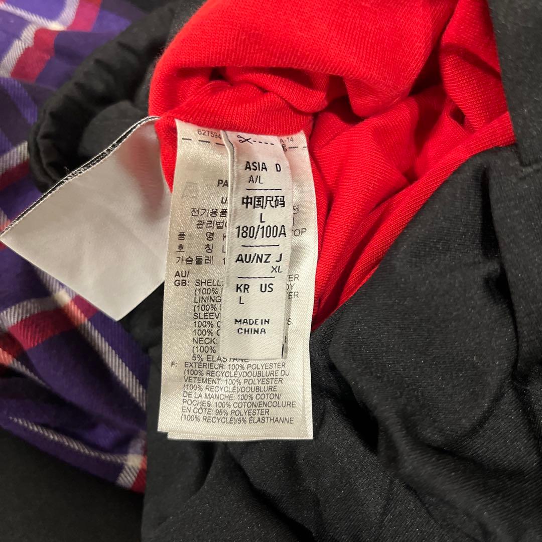 adidas Korn ジャージ XLサイズ 黒赤