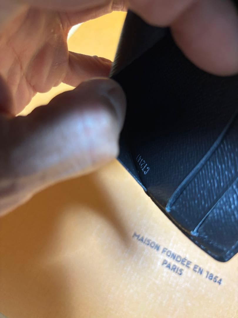 ルイヴィトン 札入れ マネークリップ ダミエ グラフィット パンス 黒