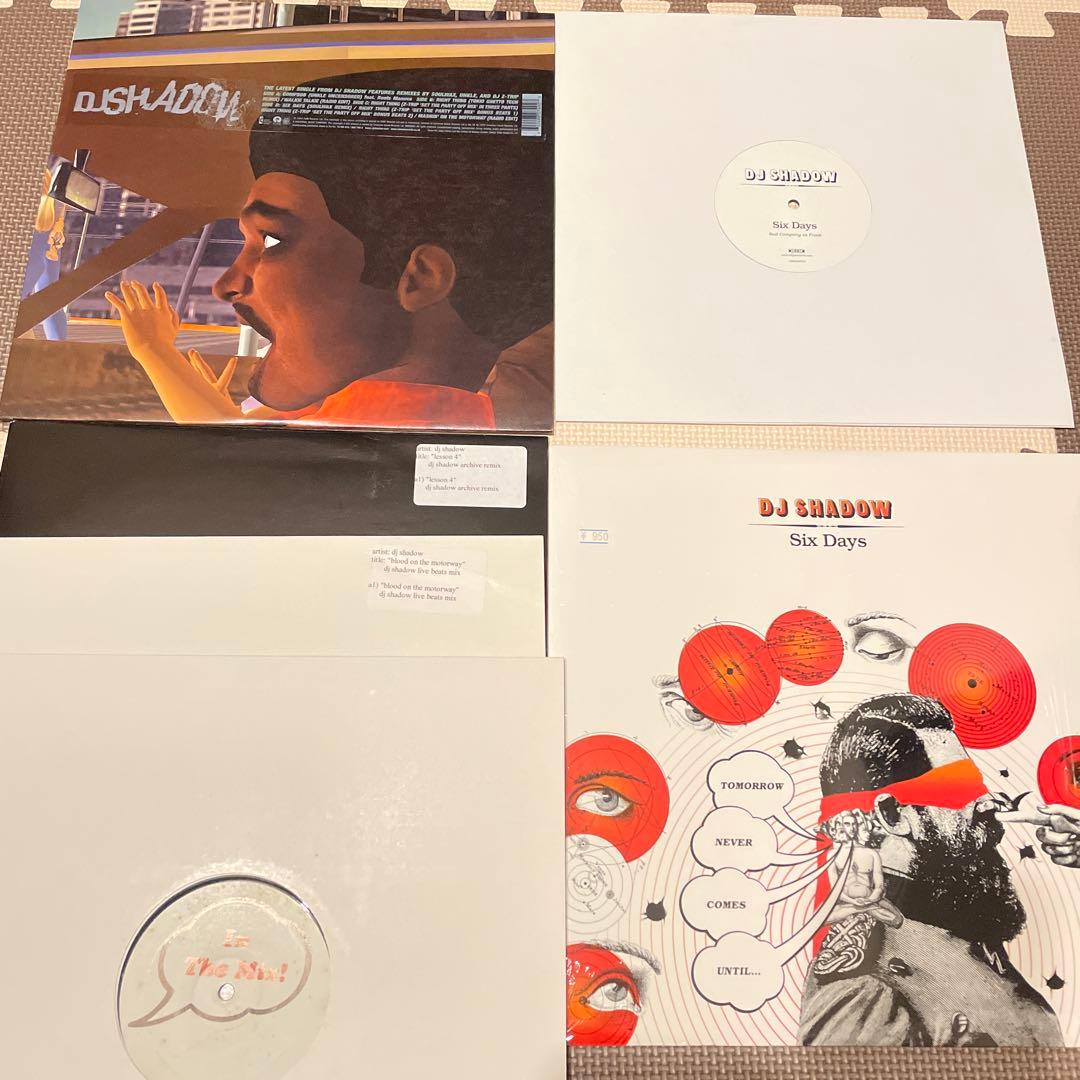 DJ shadow レコード　6枚セット