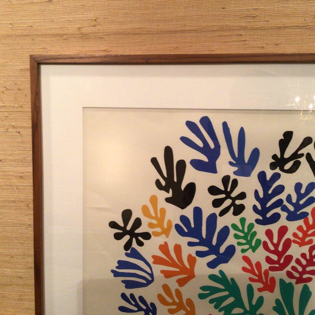 みかんさま専用　アンリ・マティス「花束」ヴェルヴ誌より　1958年