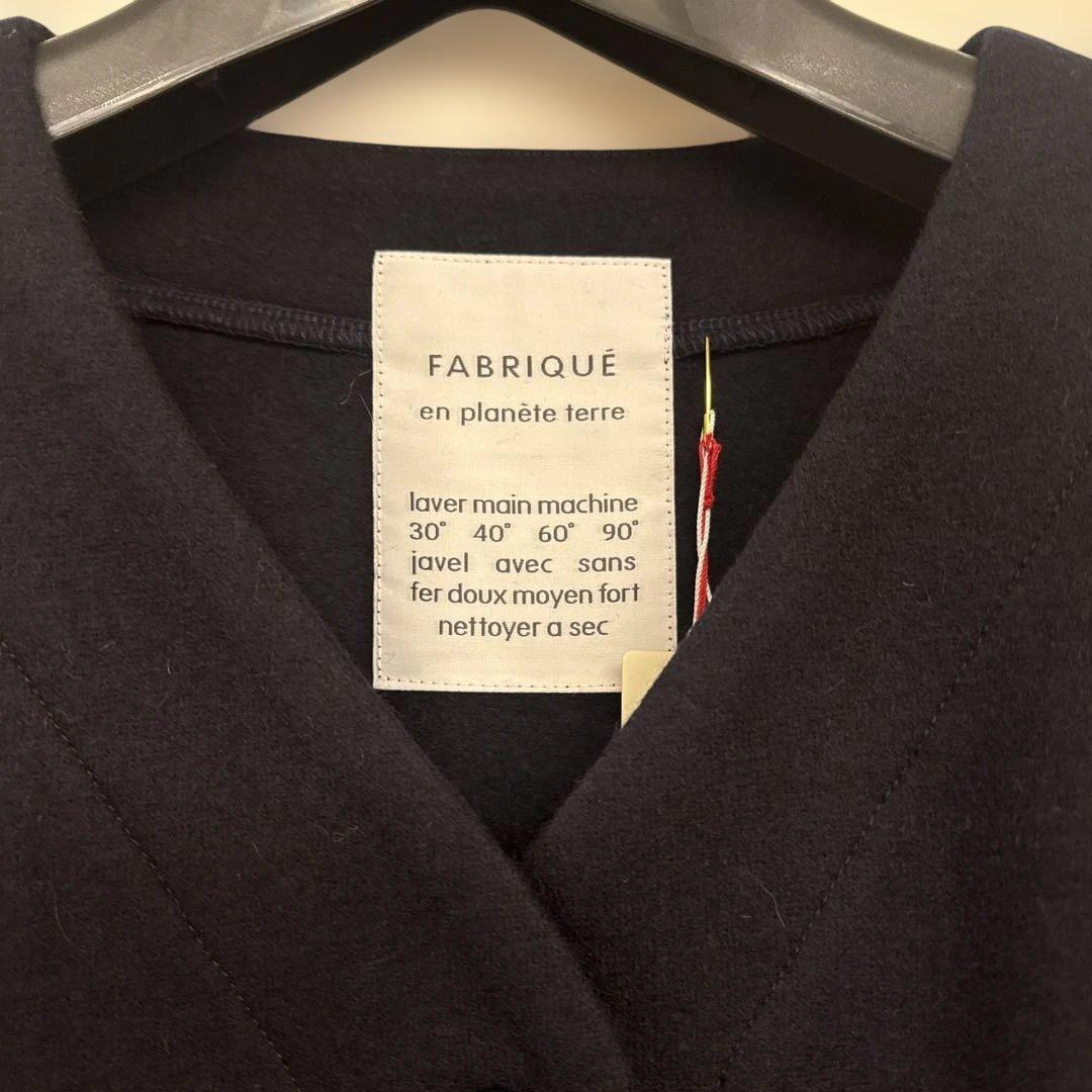 【新品】FABRIQUE en planete terreノーカラーコート