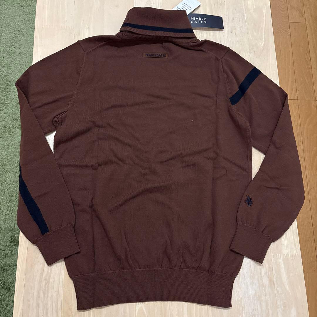 パーリーゲイツ☆新品 ソフトタッチハイネックニット プルオーバー