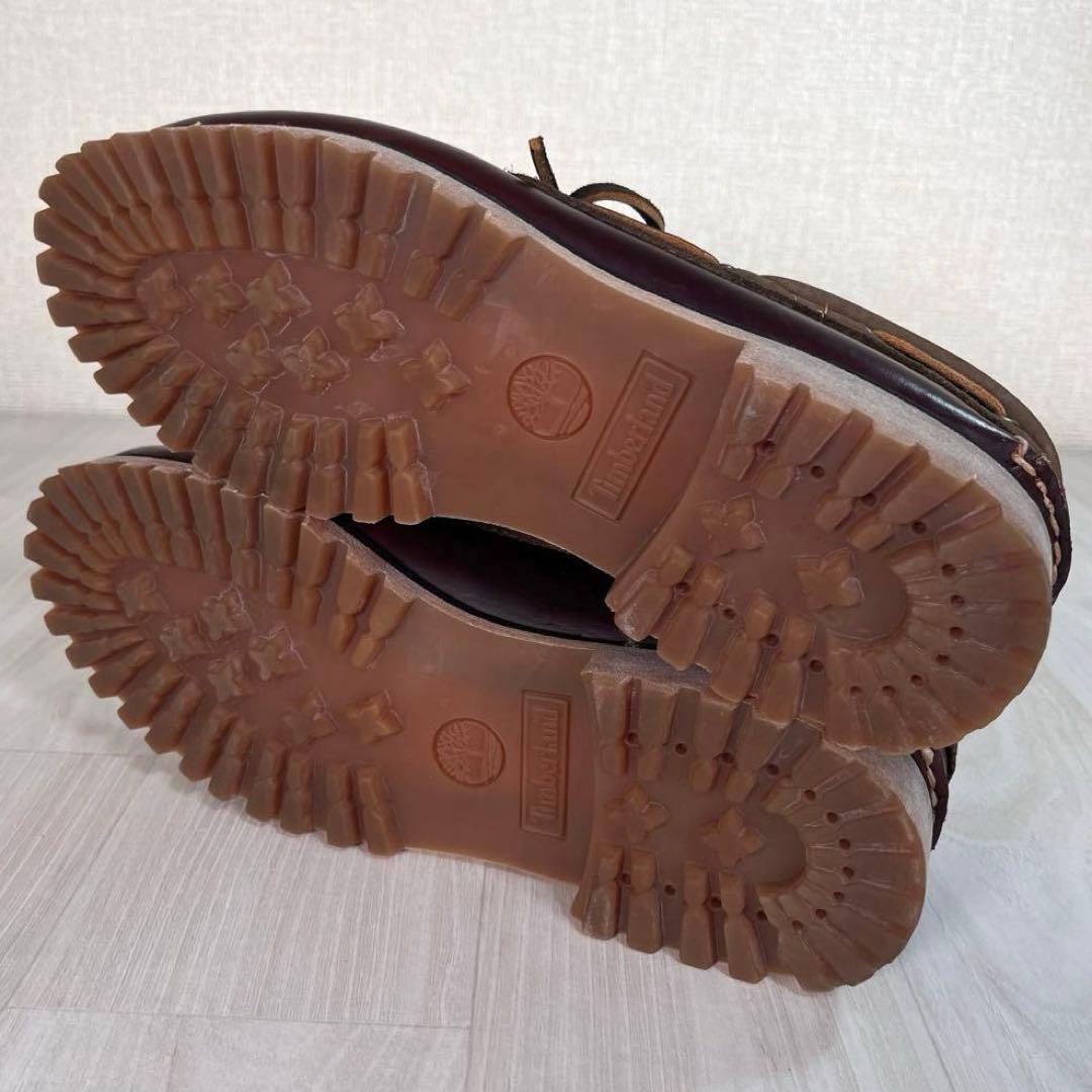 【極美品】TIMBERLAND　3EYE デッキシューズ　革靴　ブーツ　25.5