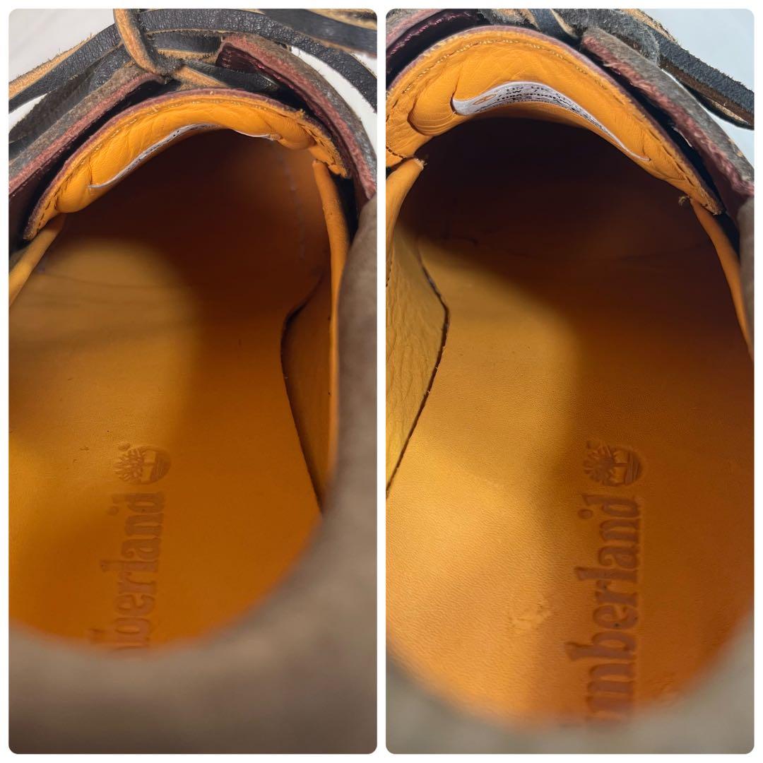 【極美品】TIMBERLAND　3EYE デッキシューズ　革靴　ブーツ　25.5