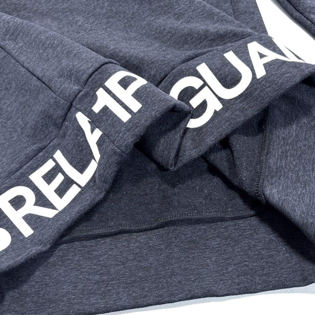 1PIU1UGUALE3 RELAX 長袖モックネックシャツ　裏起毛　ネイビー