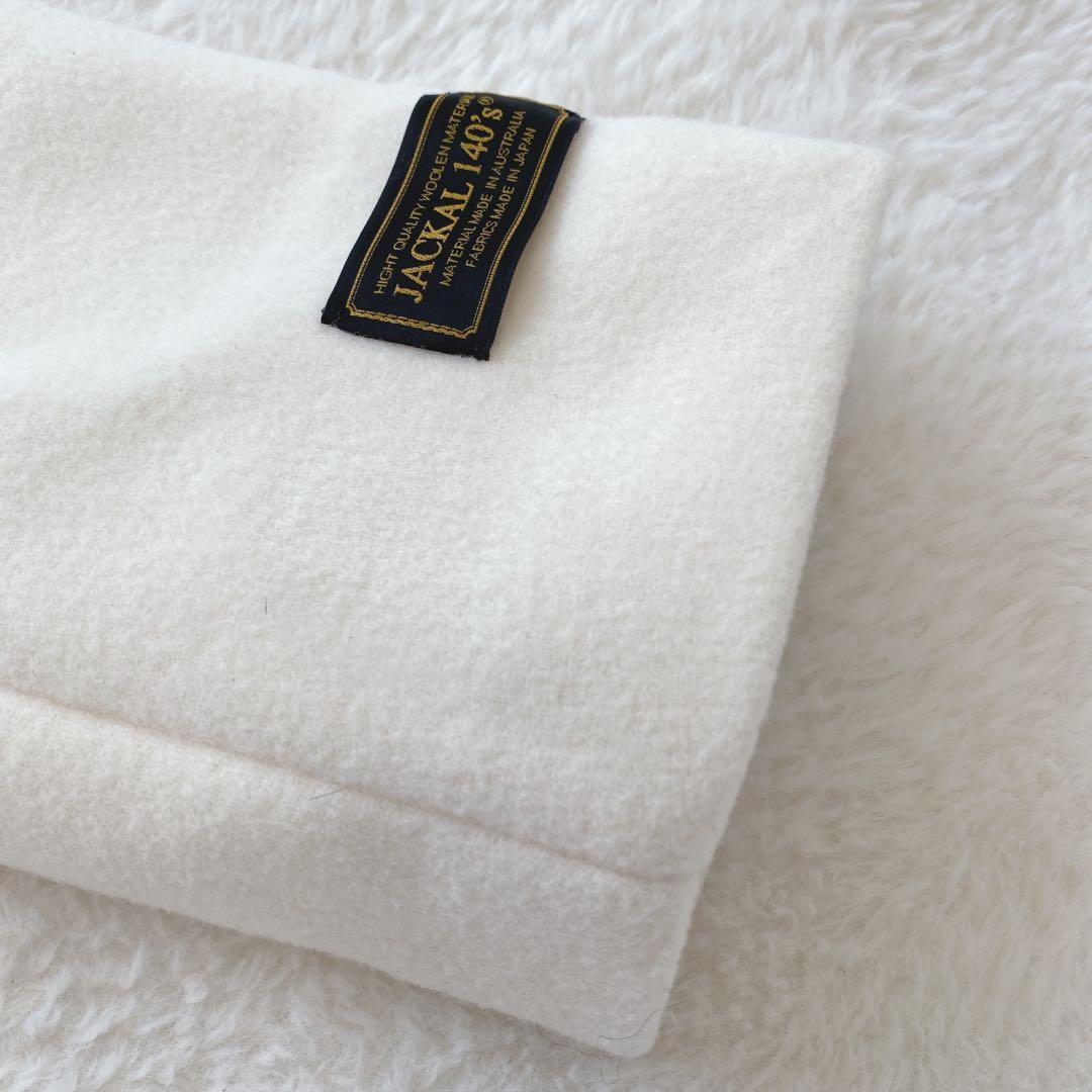 SNIDEL★スナイデル★ウールショートPコート★ホワイト ★ピーコート白