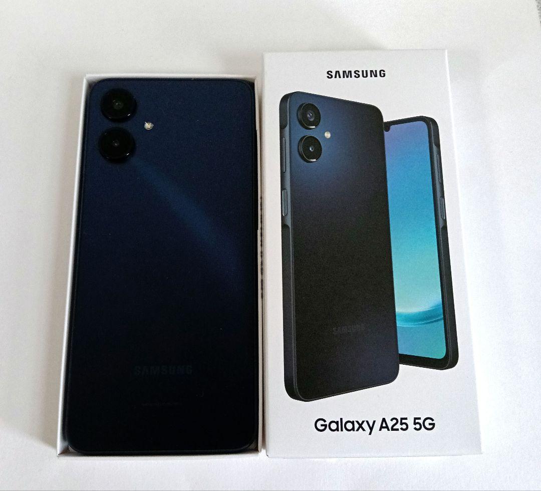 GALAXY A25 ブラック 64GB SIMフリー ほぼ未使用