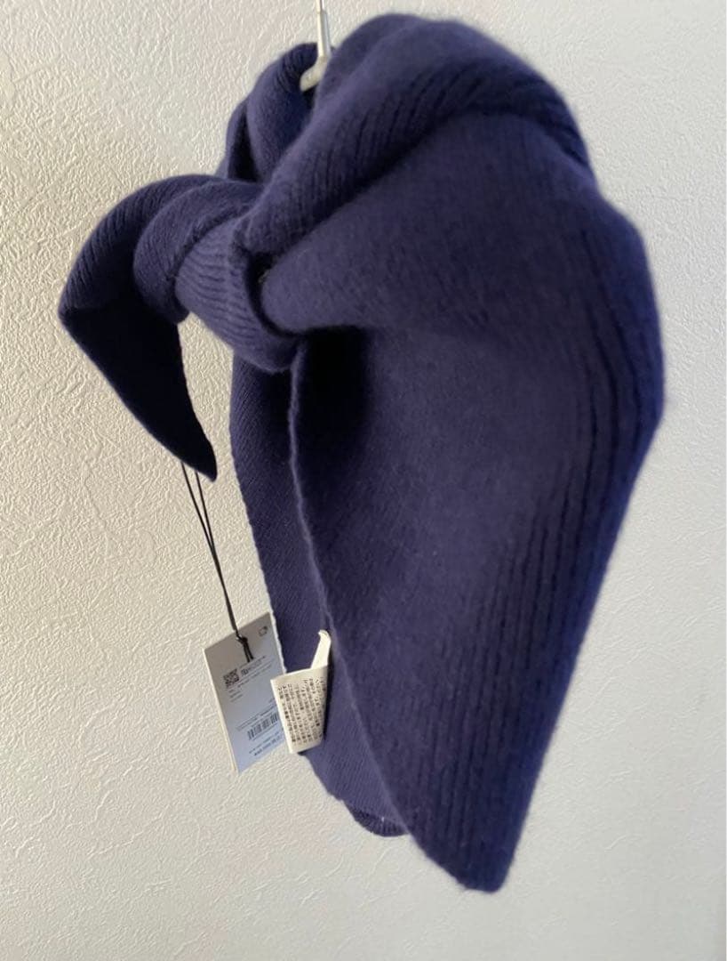 Y yo cashmere (イーヨ) フード付きマフラーカシミヤ