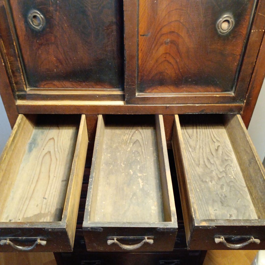 生活用 多目的箪笥 水屋 食器棚 明治時代｜京都市内配送可／引き取り可