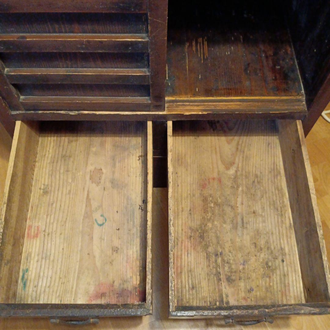 生活用 多目的箪笥 水屋 食器棚 明治時代｜京都市内配送可／引き取り可