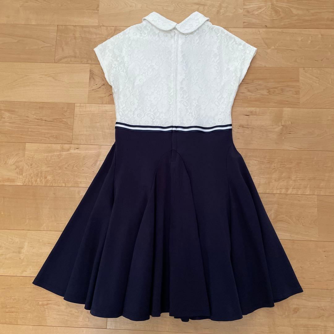 美品☆ ケイトスペード　レースドッキングワンピース　150