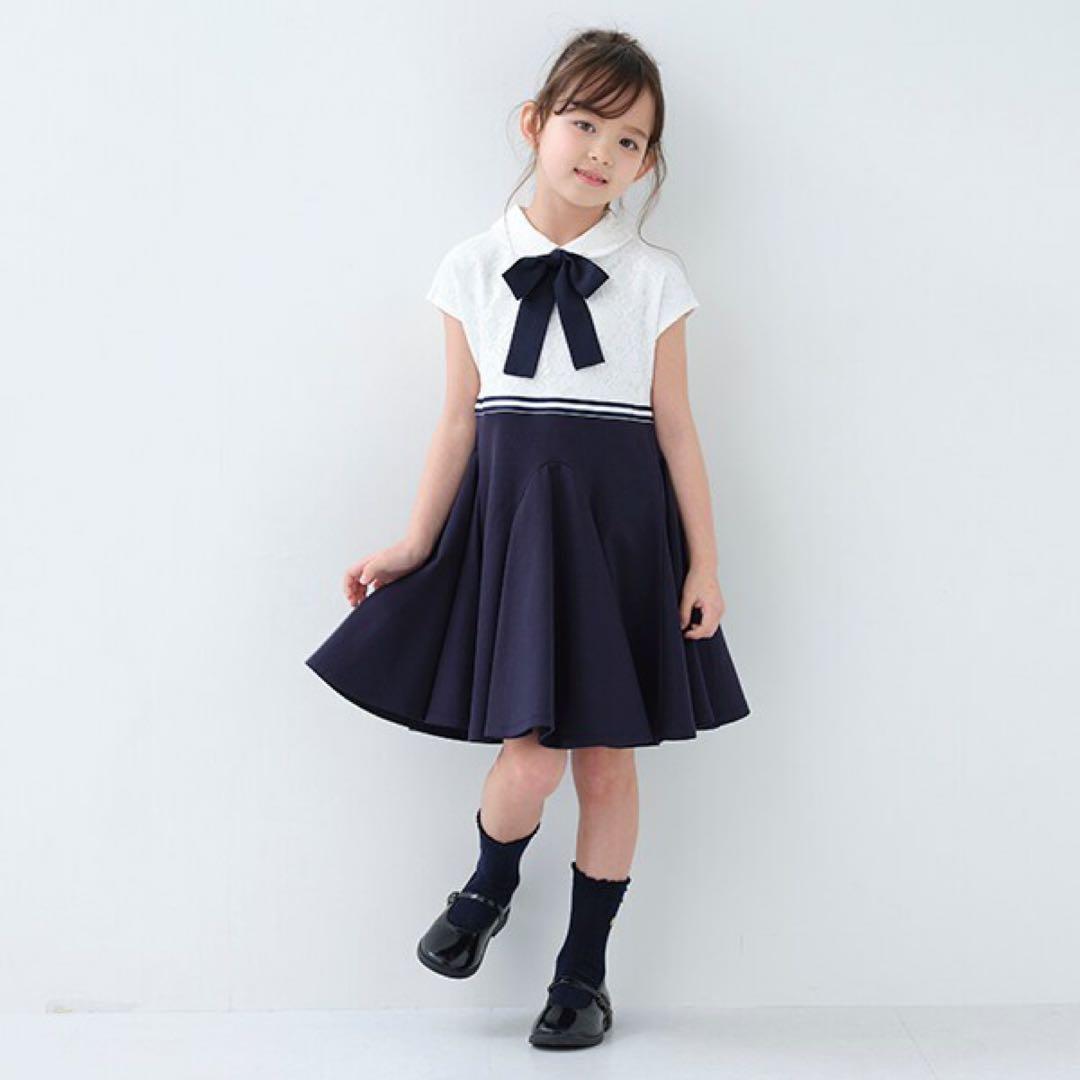 美品☆ ケイトスペード　レースドッキングワンピース　150