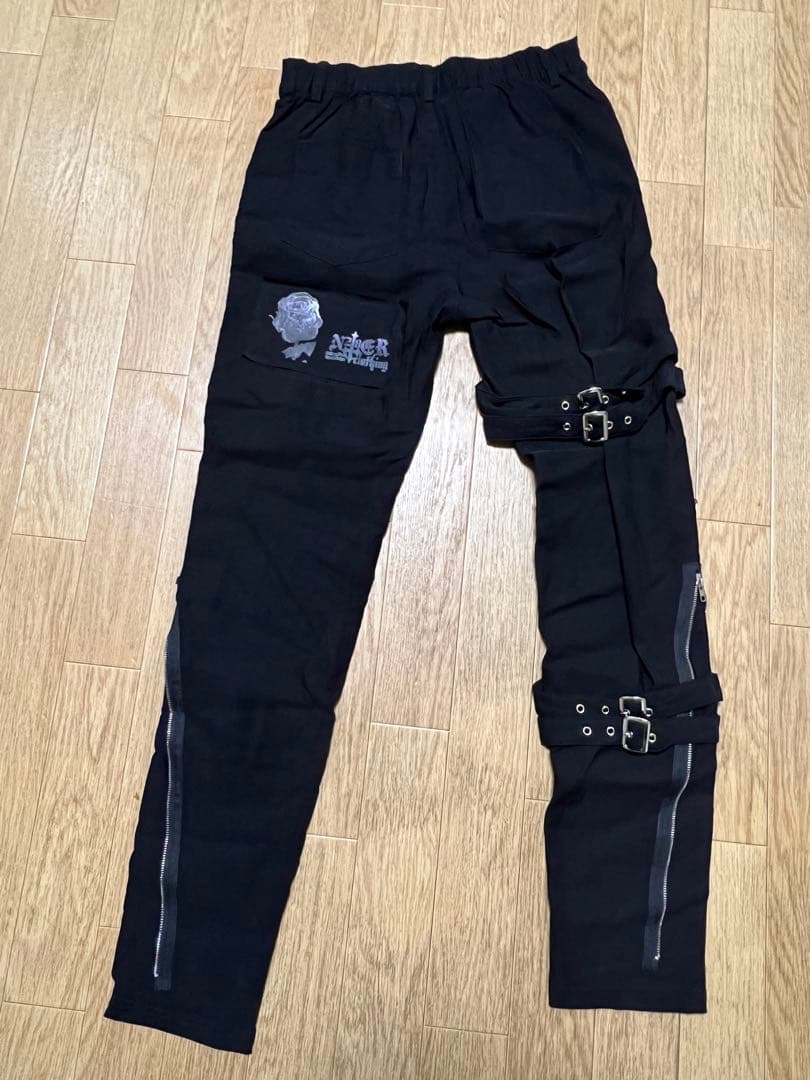 MULTI BUCKLE ZIPスキニーパンツ