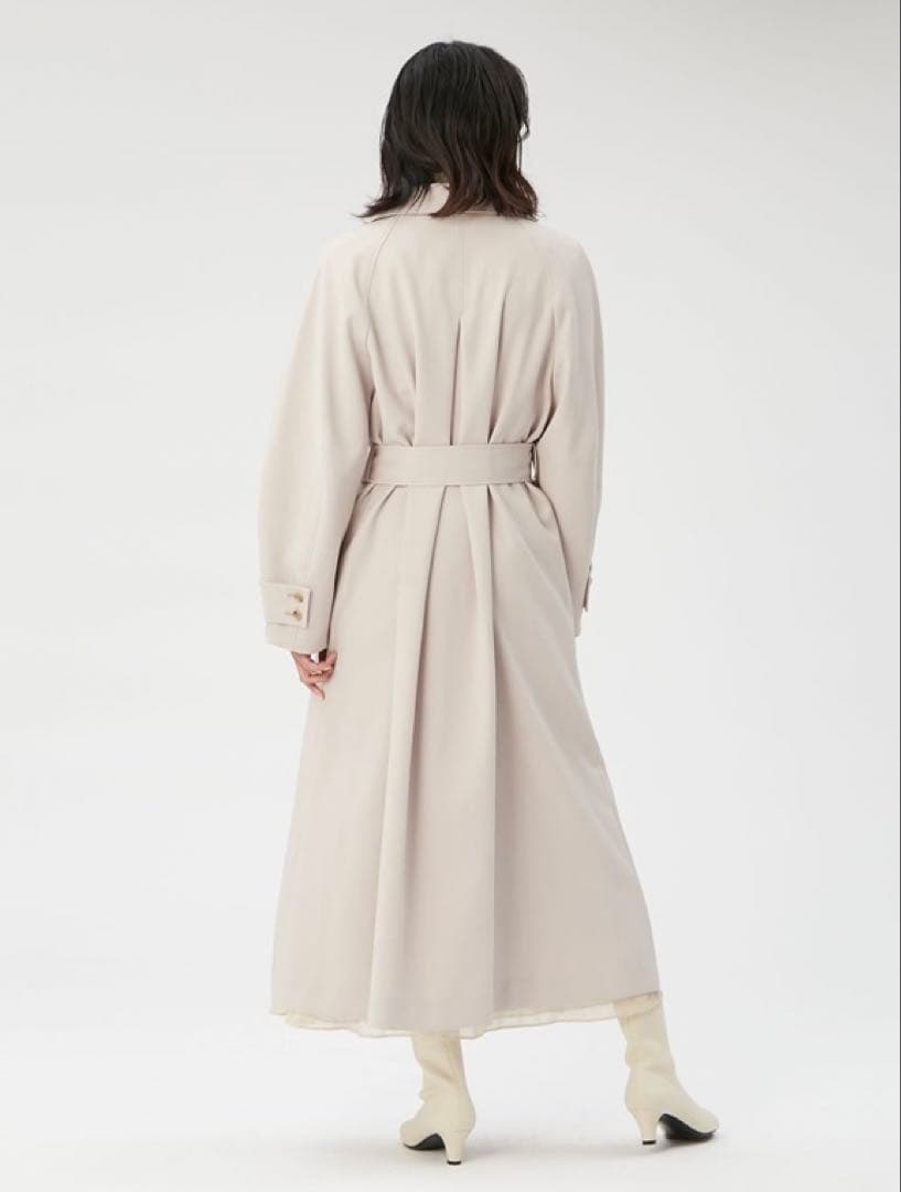 FRAY I.D フレイアイディー♪ウールカルゼトレンチコート NVY