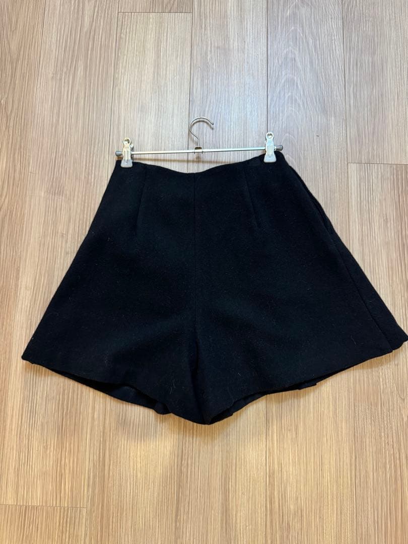 shellerシェリエフレアウールキュロットスカート