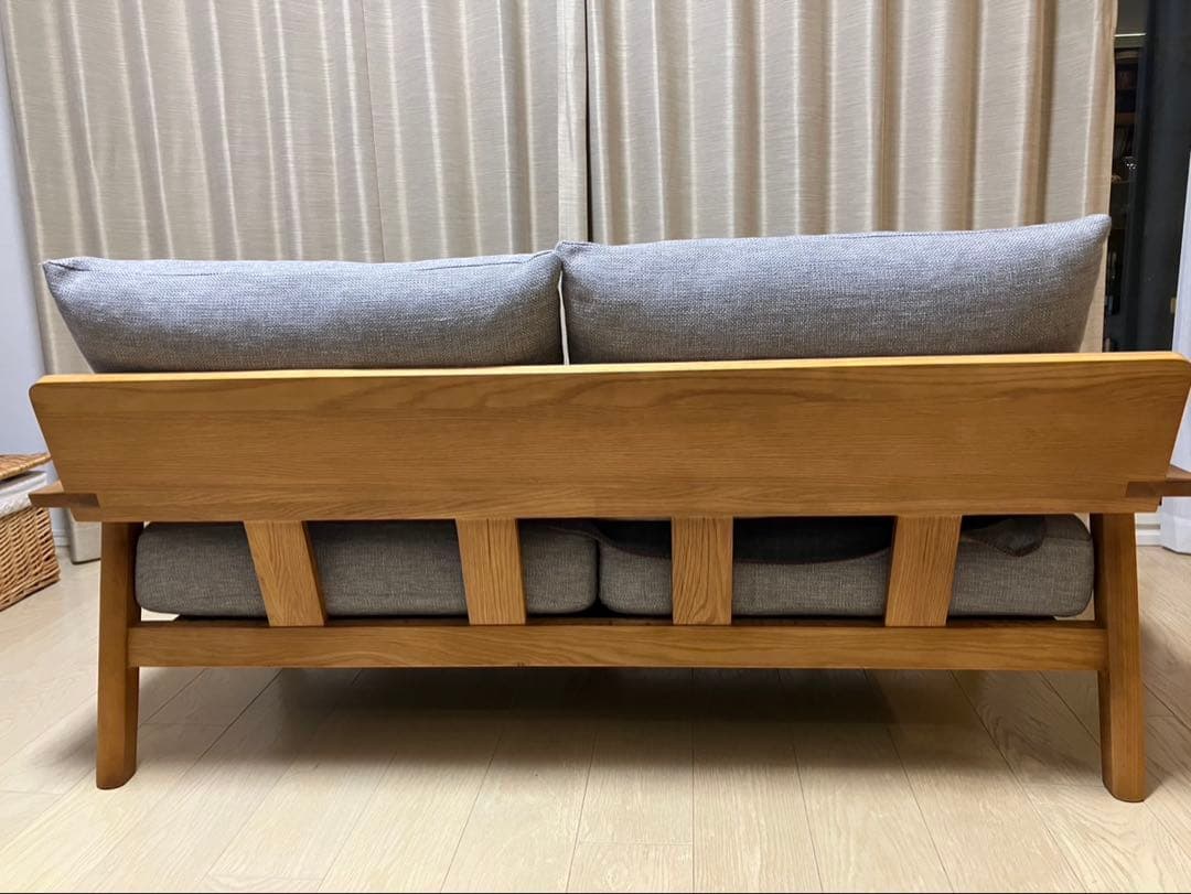 unico 2人掛け ソファ グレー KIRP 美品