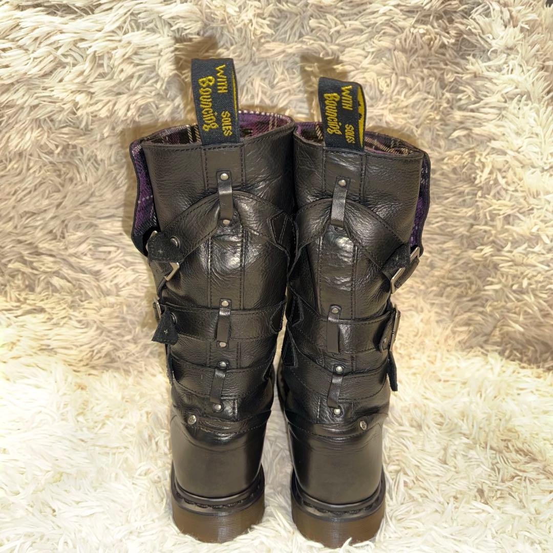 【希少】 ドクターマーチン Jara エンジニアブーツ UK6 ブラック