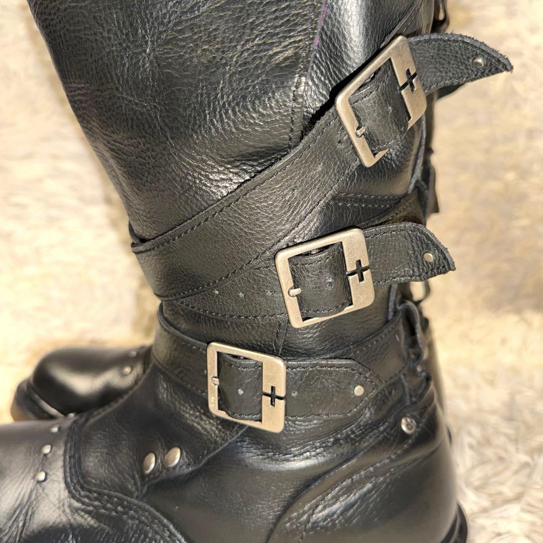 【希少】 ドクターマーチン Jara エンジニアブーツ UK6 ブラック