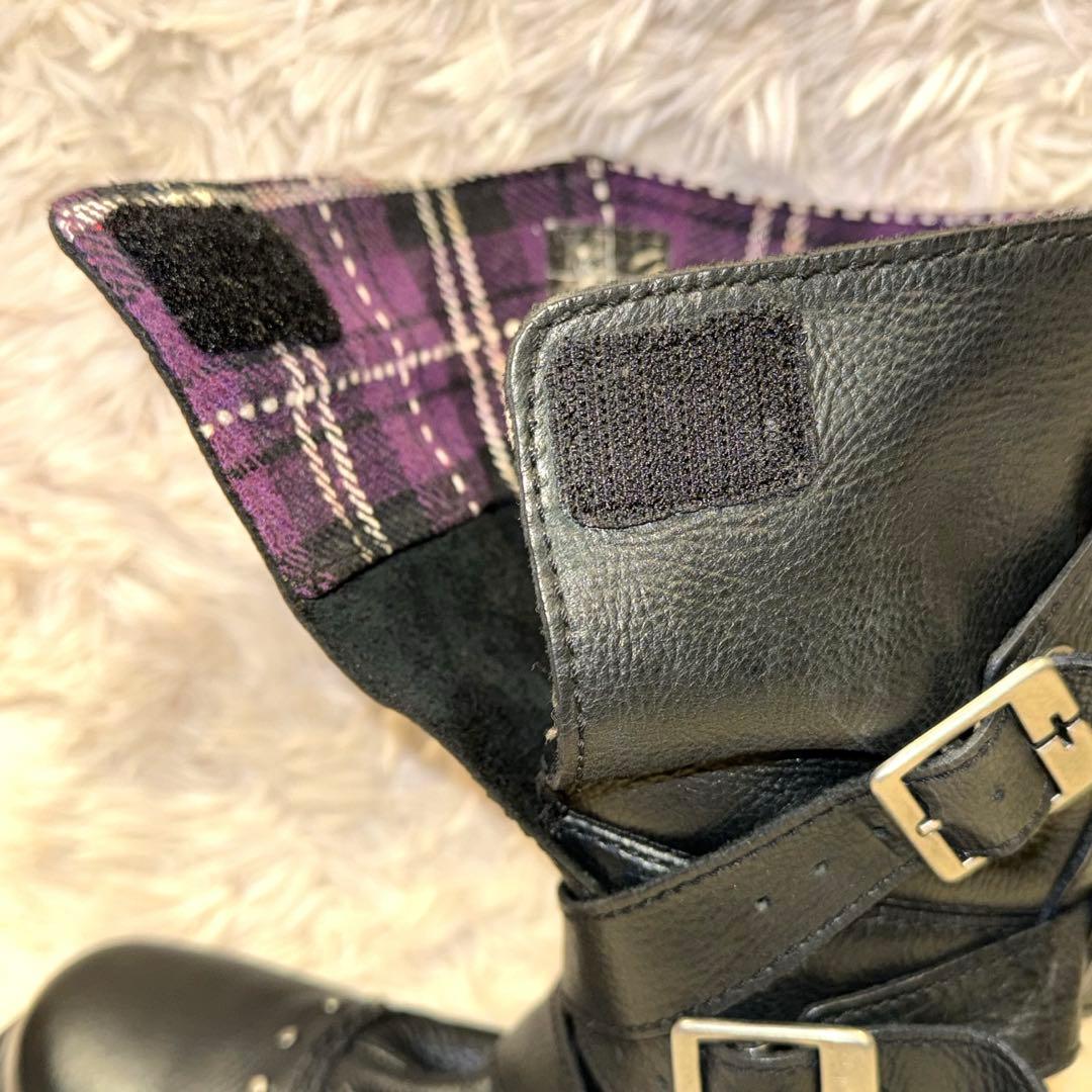 【希少】 ドクターマーチン Jara エンジニアブーツ UK6 ブラック