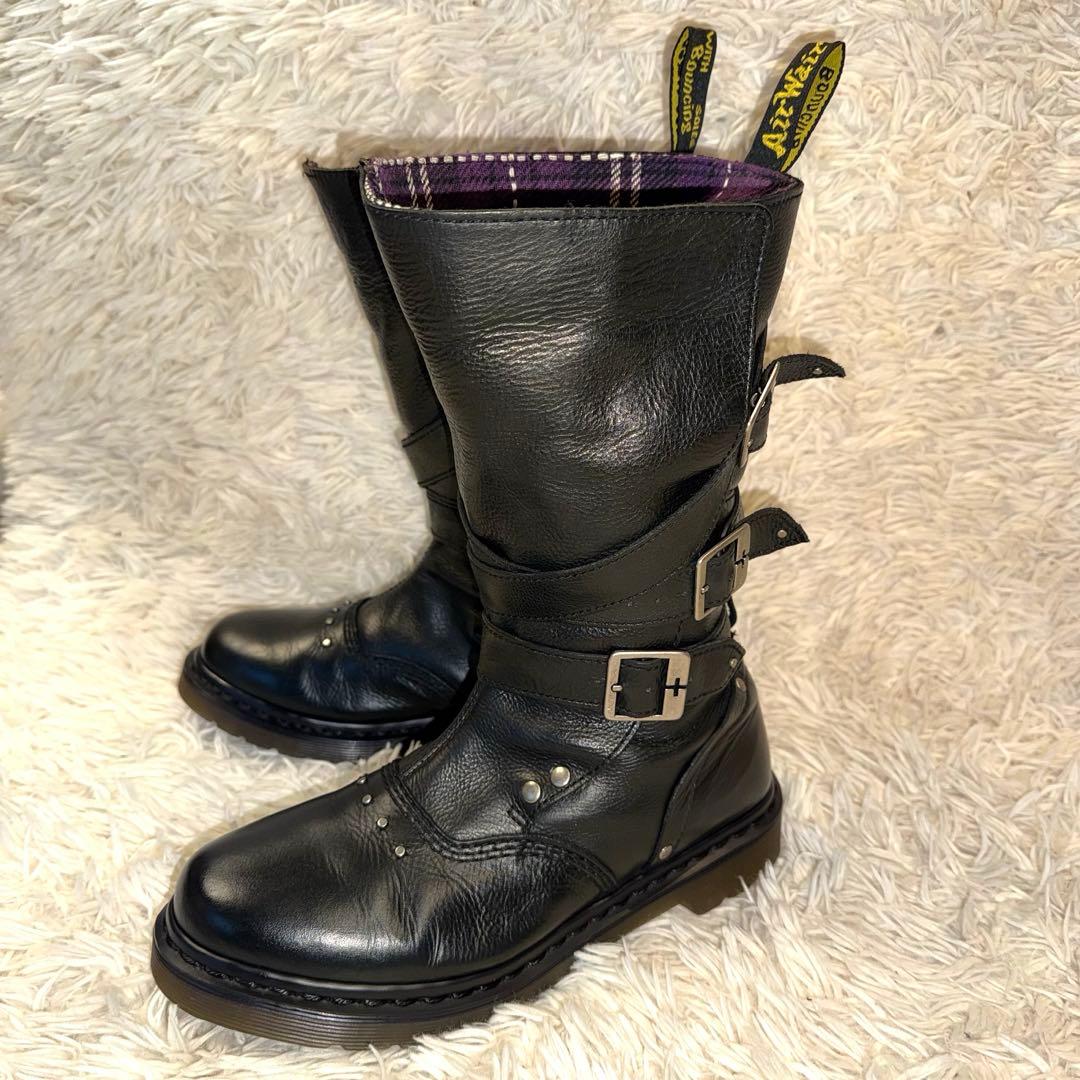 【希少】 ドクターマーチン Jara エンジニアブーツ UK6 ブラック