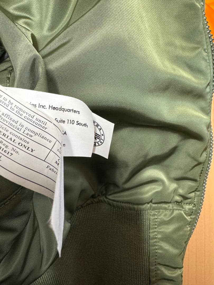 サ*人様 ALPHA MA-1 フライトジャケット