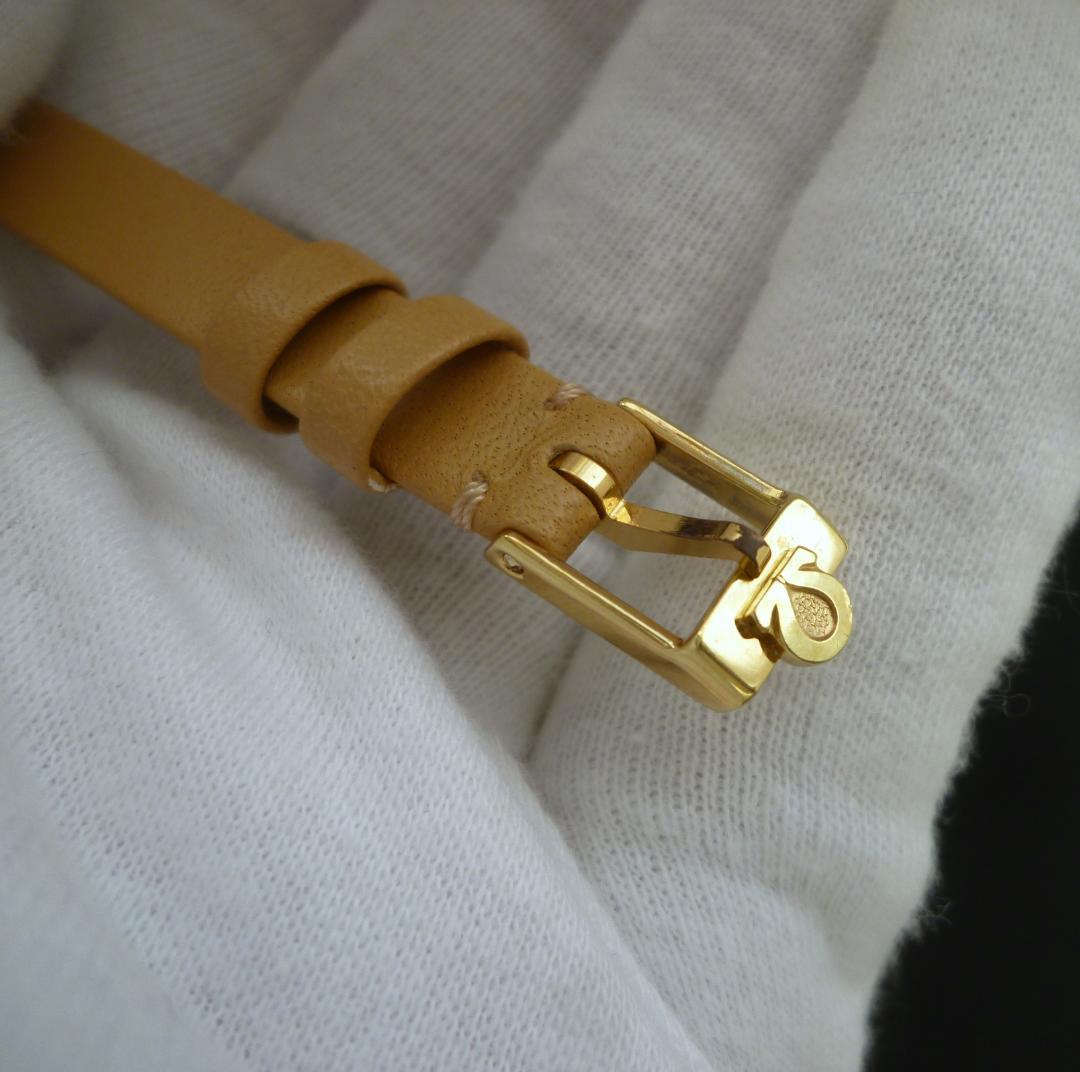 オメガ　1963年 18金無垢　カットガラス　レディース OH済　美品！