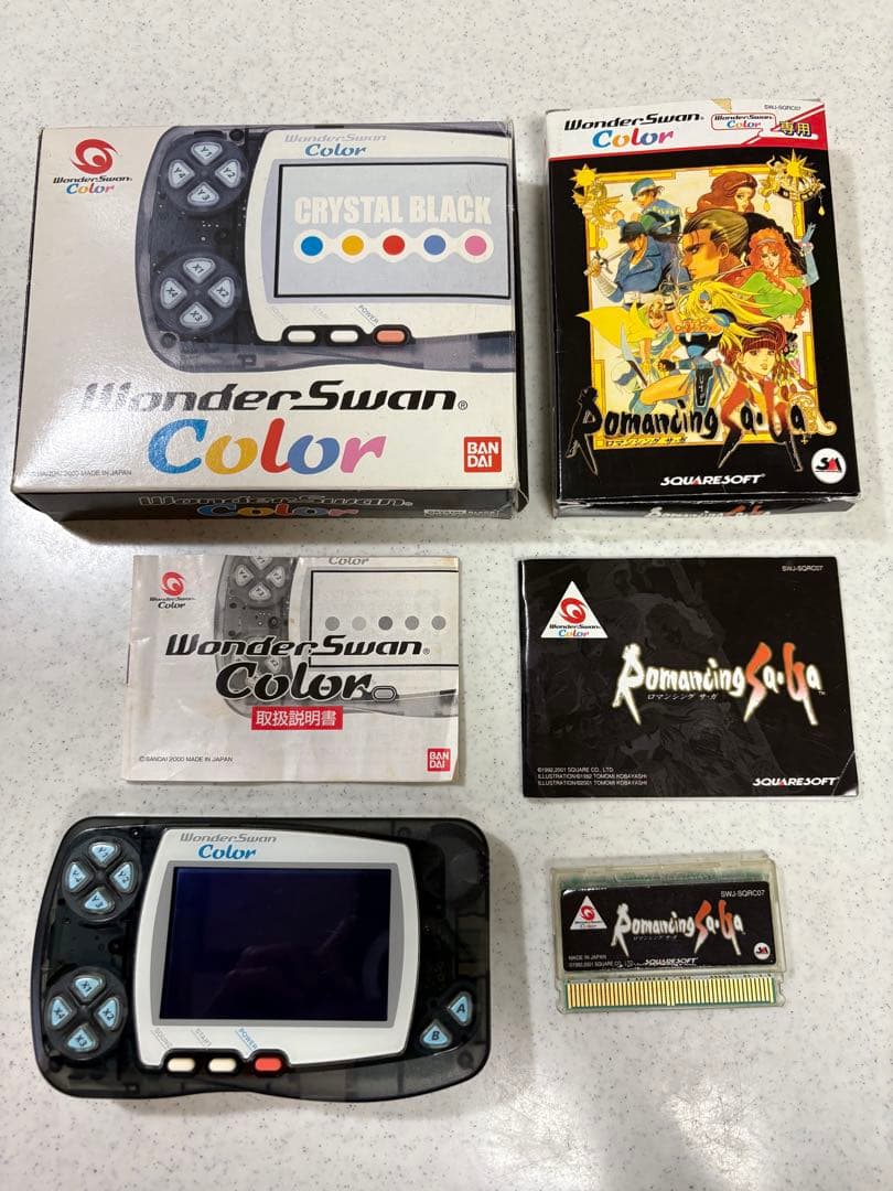 ワンダースワンカラー 本体 + ロマンシングサガ
