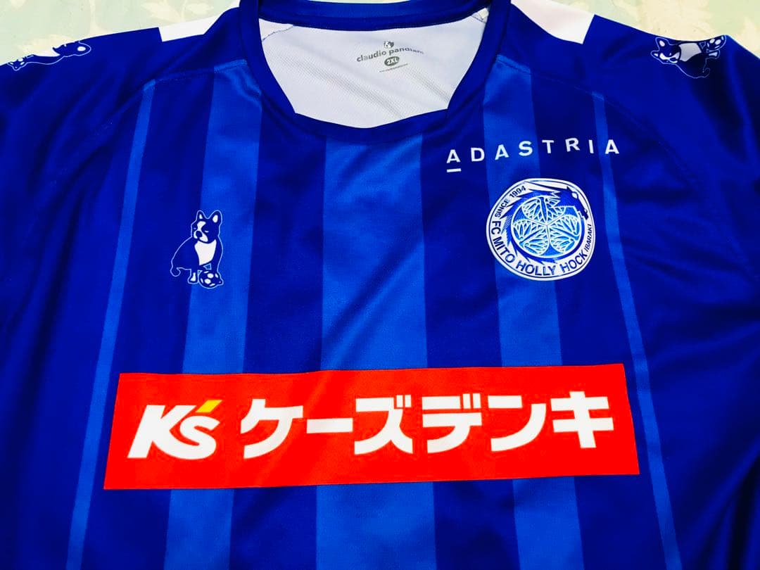 水戸ホーリーホック　ユニフォーム　２XL ゴールド　背番号12 値下げ