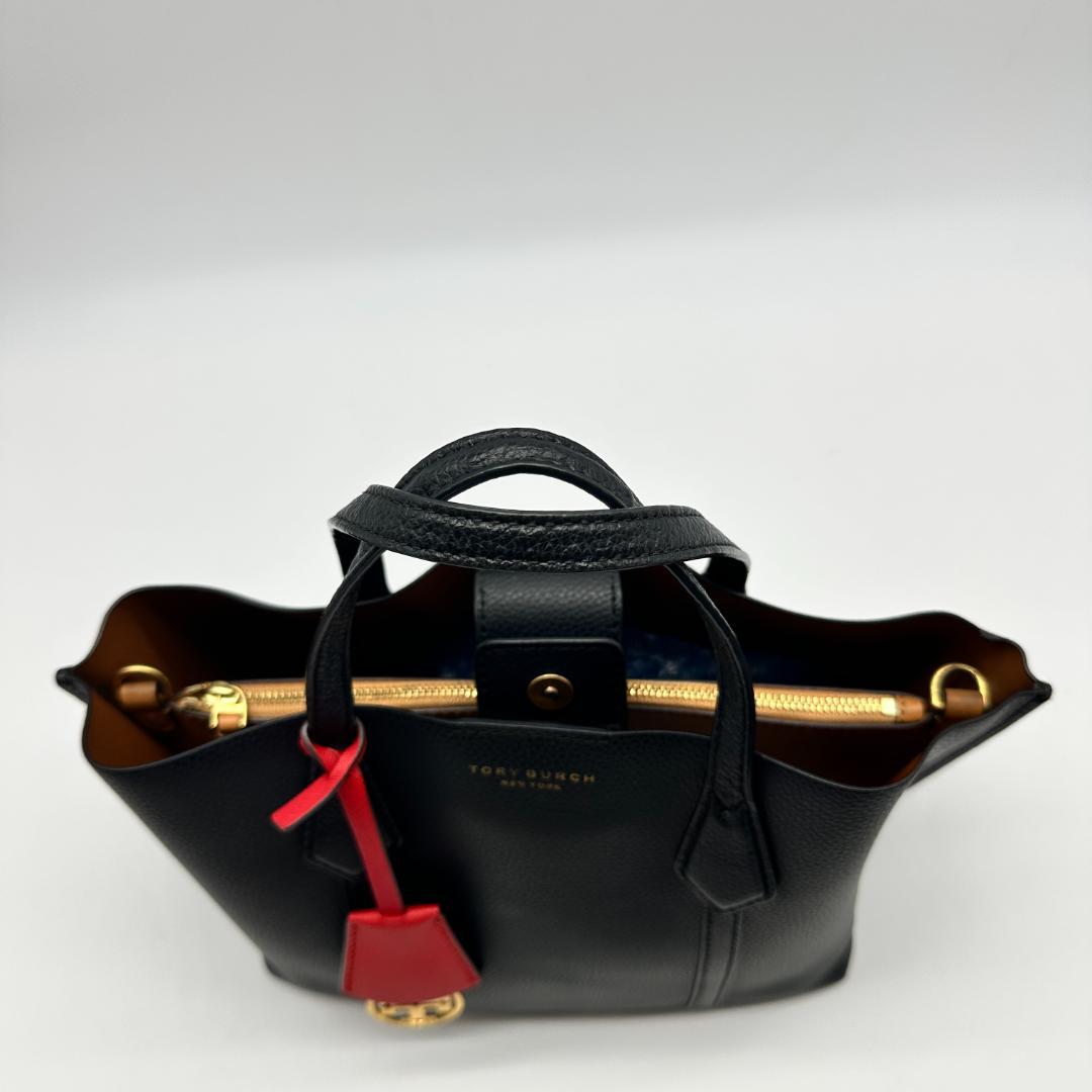 【美品】トリーバーチ ペリー 2way トートバッグ ショルダー 黒