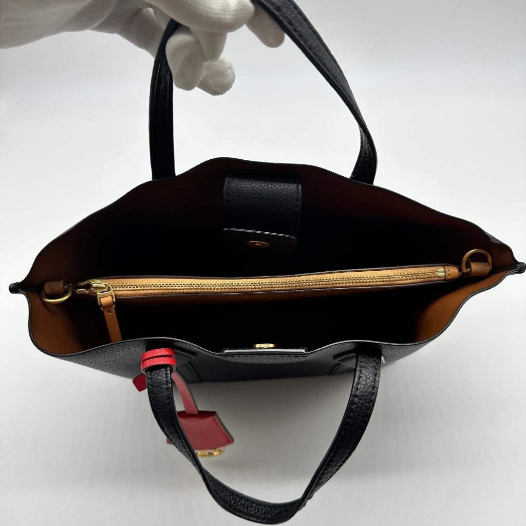 【美品】トリーバーチ ペリー 2way トートバッグ ショルダー 黒