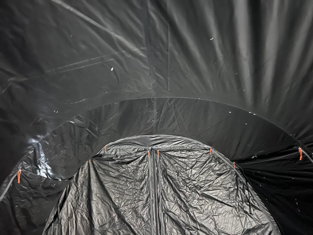 Coleman ツールームテント グレー キャンプ用かまぼこテントダークルーム