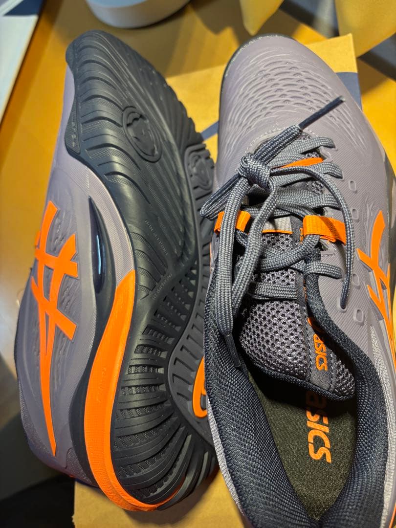 ASICS GEL-RESOLUTION X WIDEオレンジ