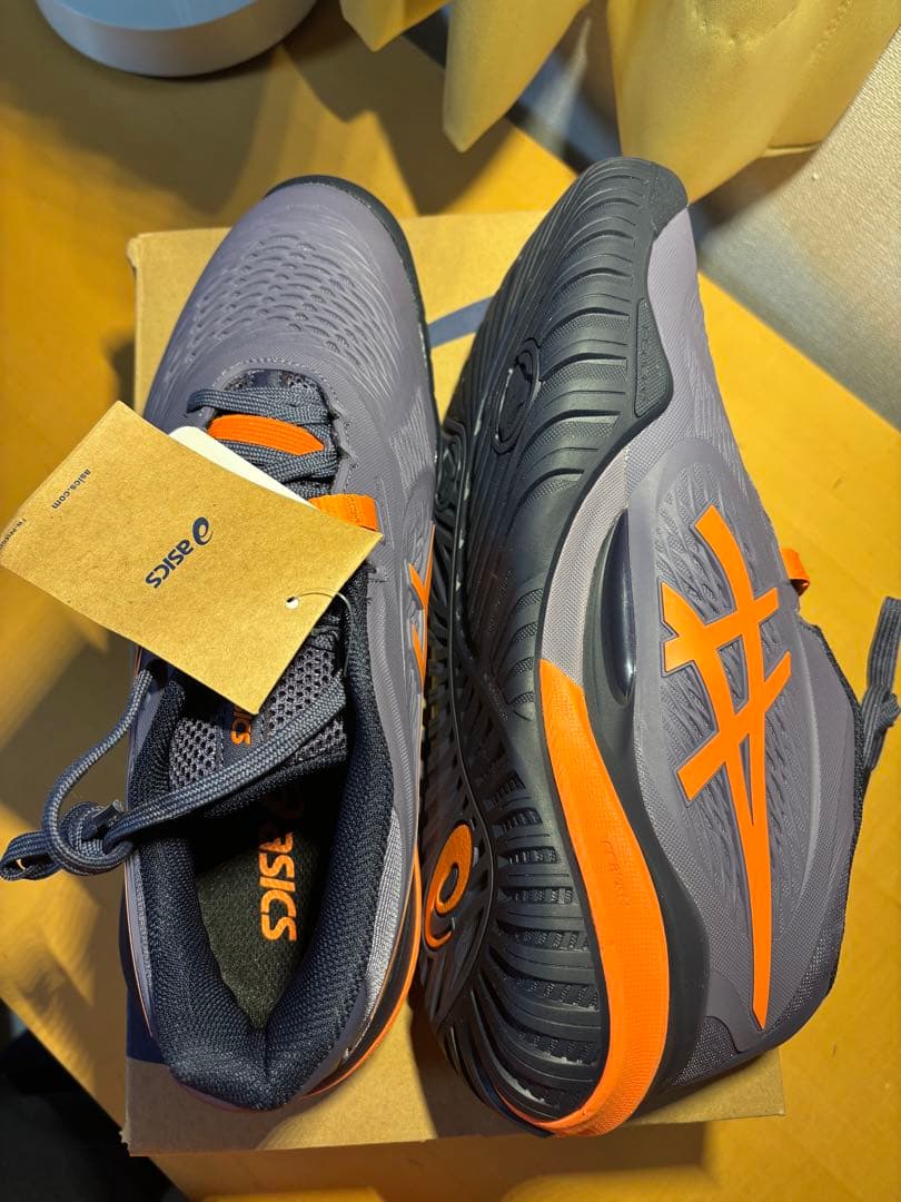 ASICS GEL-RESOLUTION X WIDEオレンジ