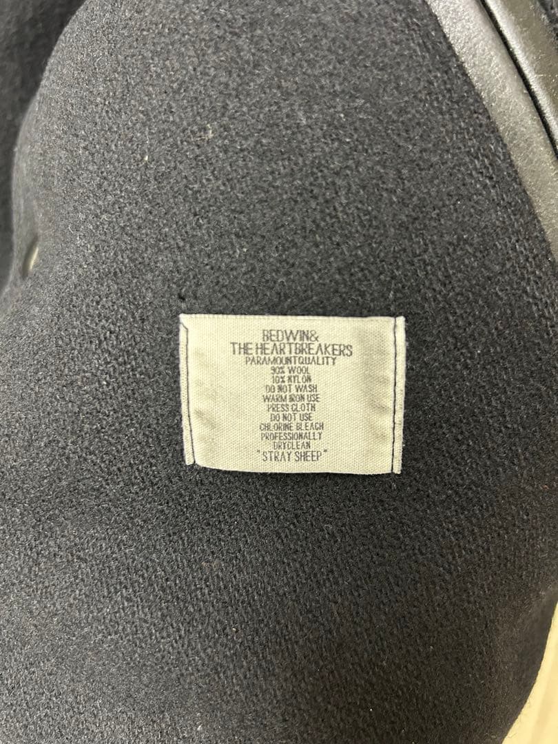 キート BEDWIN ベドウィン Jerry レザー スタジャンブラック