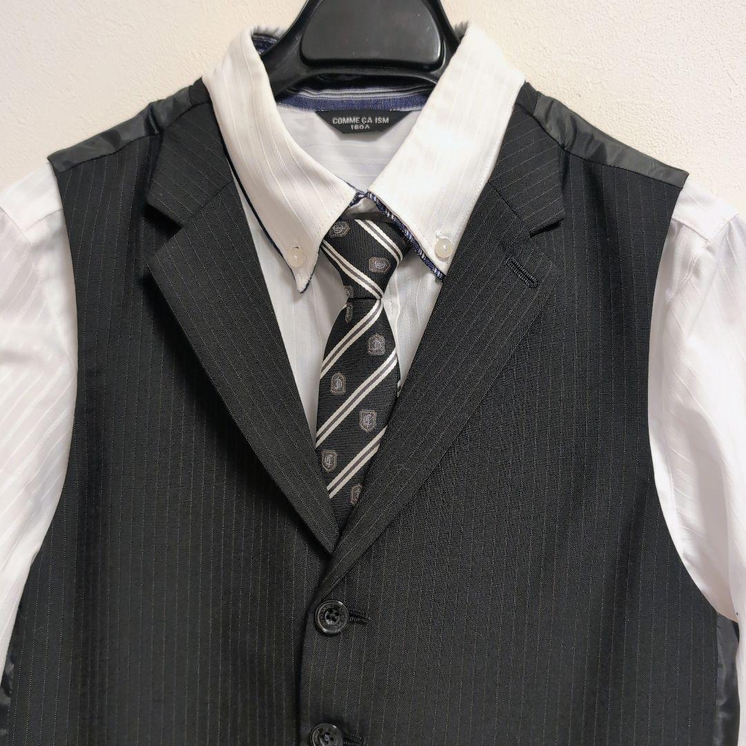 ■卒業式■COMME CA ISM■男の子ベスト付フォーマルスーツ(160 )