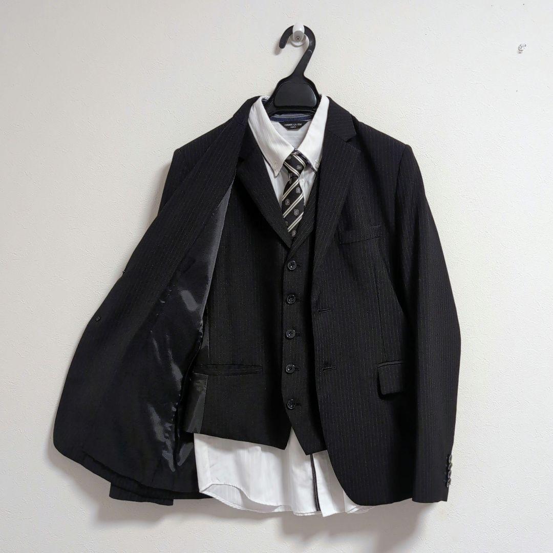 ■卒業式■COMME CA ISM■男の子ベスト付フォーマルスーツ(160 )