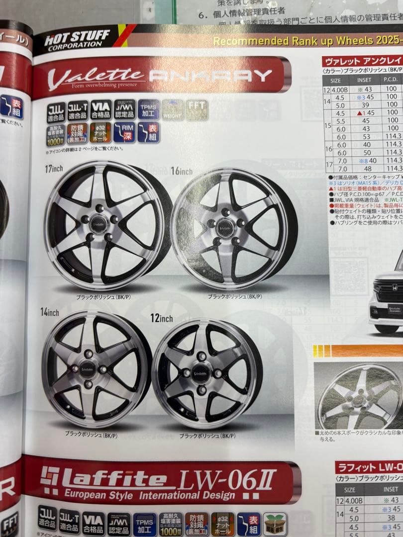 ヴァレットアンクレイ15インチホイール(プリウス)