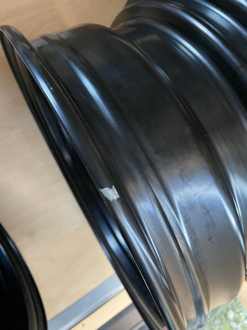 TOYOTAハイエース200系15インチ純正鉄チンホイールとホイールカバーセット